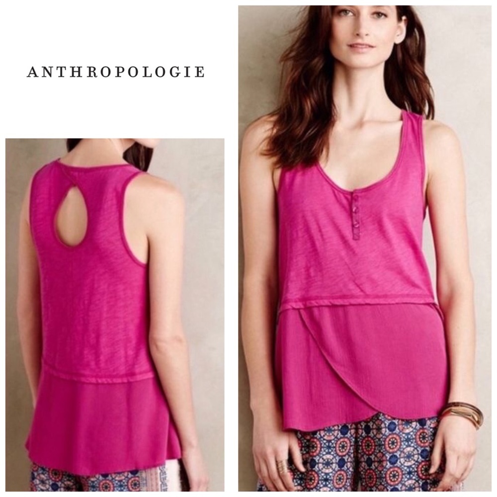 Anthropologie Signe Henley tank
